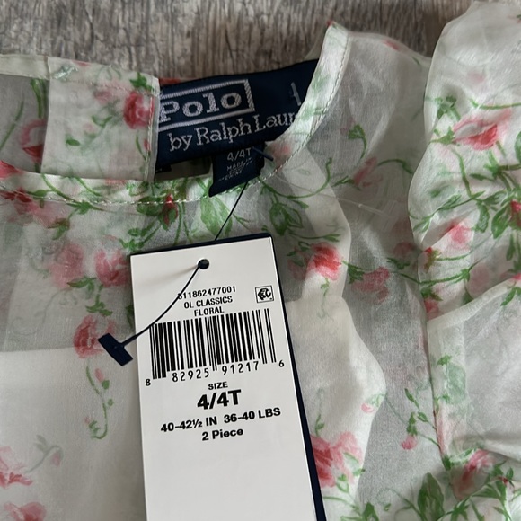 NWT POLO by Ralph Lauren dress size 4t - Picture 4 of 5